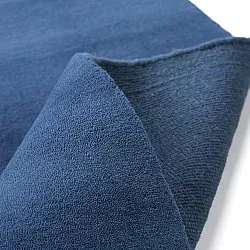 Wollen-vloerkleed - Rozel Handloom Wool Premium (marineblauw)