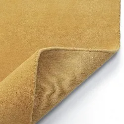 Wollen-vloerkleed - Rozel Handloom Wool Premium (oker)
