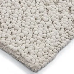 Wollen-vloerkleed - Sala Irregular Wool Bubble (room)