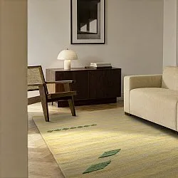 Wollen-vloerkleed - Serpa (lichtgeel)