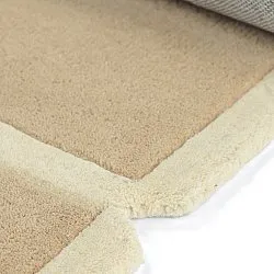 Wollen-vloerkleed - Syl Hand Tufted Wool Premium (beige/crème)