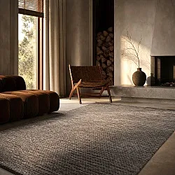 Wollen-vloerkleed - Talvia Braided Wool (bruin/beige)