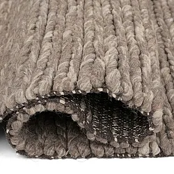 Wollen-vloerkleed - Talvia Braided Wool (bruin/beige)