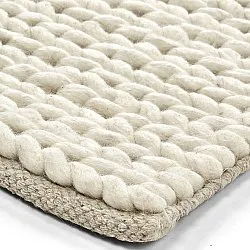 Wollen-vloerkleed - Talvia Braided Wool (gebroken wit)