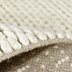 Wollen-vloerkleed - Talvia Braided Wool (gebroken wit)