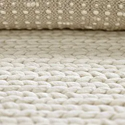 Wollen-vloerkleed - Talvia Braided Wool (gebroken wit)