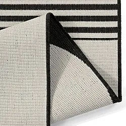 Vloerkleden voor binnen en buiten - Aurora (zwart/wit)