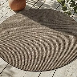 Rond vloerkleed - Indoor/Outdoor Bennett (beige)