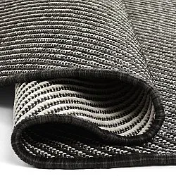 Rond vloerkleed - Indoor/Outdoor Bennett (zwart)