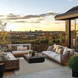 Vloerkleden voor binnen en buiten - Caldwell (beige)