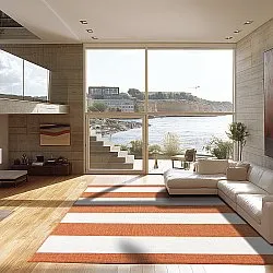 Vloerkleden voor binnen en buiten - Santana (oranje)