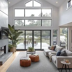 Vloerkleden voor binnen en buiten - Tromsø (bruin)