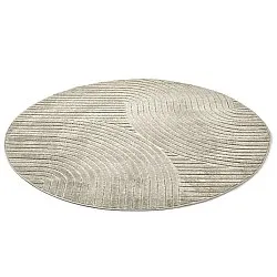 Rond vloerkleed - Indoor/Outdoor Devon (beige)