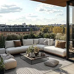 Shaggy Indoor/Outdoor - Devon (grijs)