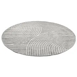 Rond vloerkleed - Indoor/Outdoor Devon (grijs)