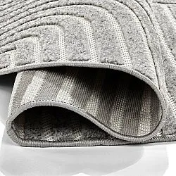 Rond vloerkleed - Indoor/Outdoor Devon (grijs)