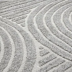 Rond vloerkleed - Indoor/Outdoor Devon (grijs)