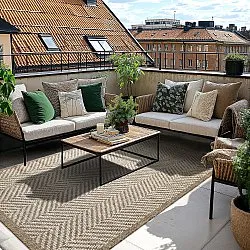 Shaggy Indoor/Outdoor - Donora (bruin)