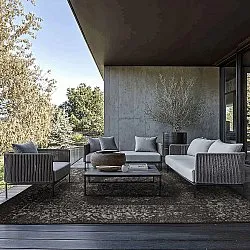 Vloerkleden voor binnen en buiten - Ellstin (zwart)