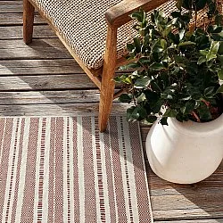 Vloerkleden voor binnen en buiten - Ethan (oranje)