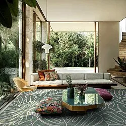 Vloerkleden voor binnen en buiten - Francis (groen)