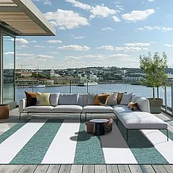 Vloerkleden voor binnen en buiten - Santana (groente)