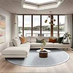 Rond vloerkleed - Tromsø (groene)