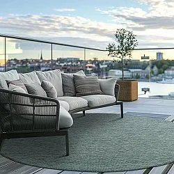 Rond vloerkleed - Monsanto (groene)