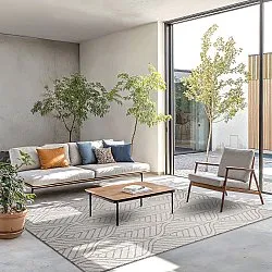 Vloerkleden voor binnen en buiten - Harvey (beige)