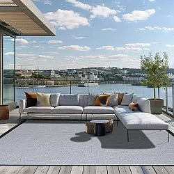 Vloerkleden voor binnen en buiten - Sortelha (zwart)