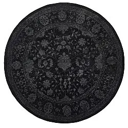 Rond vloerkleed - Peking Majestic (zwart)