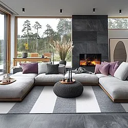 Vloerkleden voor binnen en buiten - Santana (grijs)