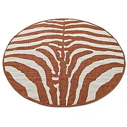 Rond vloerkleed - Indoor/Outdoor Winona (oranje)