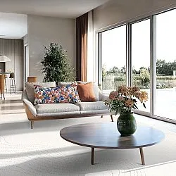 Vloerkleden voor binnen en buiten - Zelmare (gebroken wit)