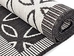 Vloerkleden voor binnen en buiten - Dewey (zwart)