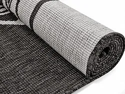 Vloerkleden voor binnen en buiten - Raylan (zwart)