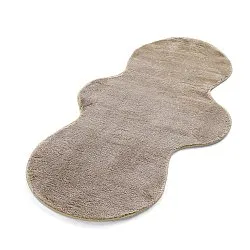 Golvend Loper Vloerkleed - Aranga Super Soft Fur (bruin)