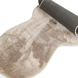Golvend Loper Vloerkleed - Aranga Super Soft Fur (bruin)