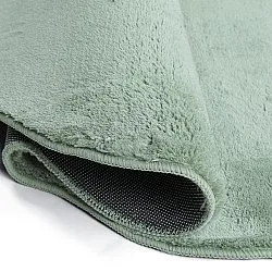 Golvend Loper Vloerkleed - Aranga Super Soft Fur (groente)