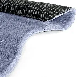 Golvend Loper Vloerkleed - Aranga Super Soft Fur (staalblauw)
