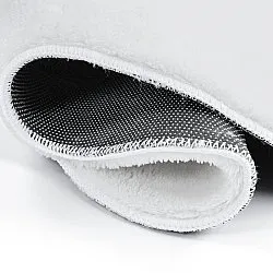Golvend Loper Vloerkleed - Aranga Super Soft Fur (wit)