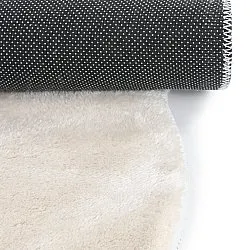 Rond Golvend Vloerkleed - Aranga Super Soft Fur (beige)