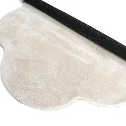 Rond Golvend Vloerkleed - Aranga Super Soft Fur (beige)