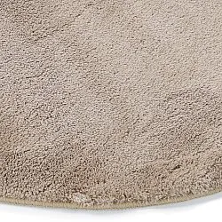 Rond Golvend Vloerkleed - Aranga Super Soft Fur (bruin)