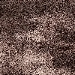 Rond Golvend Vloerkleed - Aranga Super Soft Fur (donkerbruin)