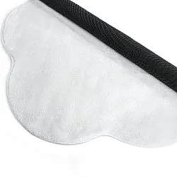 Rond Golvend Vloerkleed - Aranga Super Soft Fur (wit)