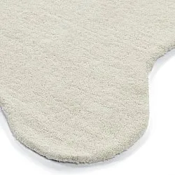 Golvend wollen tapijt - Diu Hand Tufted Wool Premium (wit)