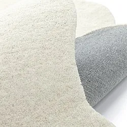 Golvend wollen tapijt - Diu Hand Tufted Wool Premium (wit)