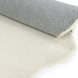 Golvend wollen tapijt - Diu Hand Tufted Wool Premium (wit)
