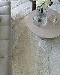 Hoogpolig vloerkleed - Vienne (offwhite)